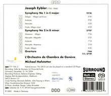 Joseph Eybler (1765-1846): Symphonien Nr.1 &amp; 2, Super Audio CD
