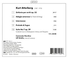 Kurt Atterberg (1887-1974): Sinfonia per archi op.53, CD