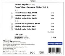 Joseph Haydn (1732-1809): Sämtliche Klaviertrios Vol.8, 2 CDs