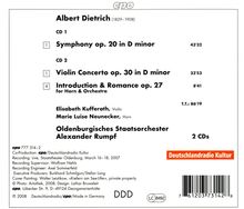 Albert Dietrich (1829-1908): Symphonie d-moll op.20, 2 CDs