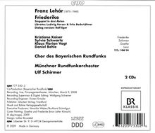 Franz Lehar (1870-1948): Friederike (Singspiel in 3 Akten), 2 CDs