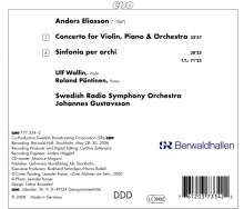 Anders Eliasson (1947-2013): Sinfonia für Streicher, CD
