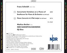 Franz Schmidt (1874-1939): Klavierkonzert Es-dur für die linke Hand, CD