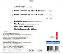 Anton Eberl (1765-1807): Klavierkonzerte op.32 &amp; 40, CD