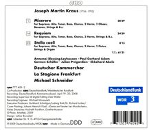 Joseph Martin Kraus (1756-1792): Requiem für Soli, Chor &amp; Orchester, CD
