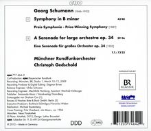 Georg Schumann (1866-1952): Symphonie h-moll "Preis-Symphonie", CD
