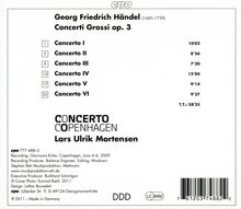 Georg Friedrich Händel (1685-1759): Concerti grossi op.3 Nr.1-6, CD