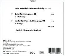 Felix Mendelssohn Bartholdy (1809-1847): Oktett op.20, CD