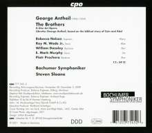 George Antheil (1900-1959): The Brothers (Oper in 1 Akt), CD