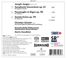 Joseph Jongen (1873-1953): Symphonie concertante op.81 für Orgel &amp; Orchester, Super Audio CD