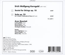 Erich Wolfgang Korngold (1897-1957): Suite op.23 für 2 Violinen, Cello, Klavier linke Hand, CD