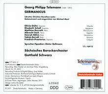 Georg Philipp Telemann (1681-1767): Germanicus TVWV deest, 3 CDs