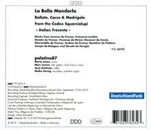 La Bella Mandorla - Musik aus dem Codex Squarcialupi (1410), CD