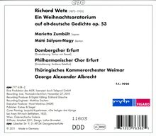 Richard Wetz (1875-1935): Weihnachtsoratorium op.53, CD