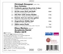 Christoph Graupner (1683-1760): Bass-Kantaten, CD