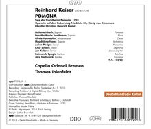 Reinhard Keiser (1674-1739): Pomona, 2 CDs