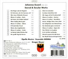 Johannes Eccard (1553-1611): Geistliche &amp; Weltliche Chorwerke, CD