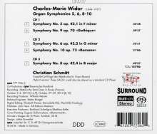 Charles-Marie Widor (1844-1937): Orgelsymphonien Nr.5,6,8-10, 3 Super Audio CDs