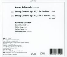 Anton Rubinstein (1829-1894): Streichquartette Vol.1, CD