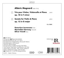 Alberic Magnard (1865-1914): Klaviertrio op.18, CD