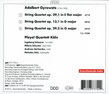 Adalbert Gyrowetz (1763-1850): Streichquartette op.13 Nr.1 &amp; op.29 Nr.1 &amp; 2, CD
