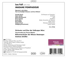 Leo Fall (1873-1925): Madame Pompadour, CD