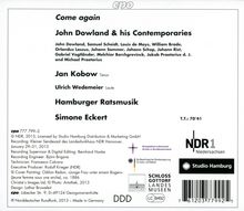 Come again - John Dowland und seine Zeitgenossen, CD