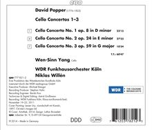 David Popper (1843-1913): Cellokonzerte Nr.1-3, CD