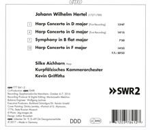 Johann Wilhelm Hertel (1727-1789): Harfenkonzerte D-Dur, F-Dur, G-Dur, CD