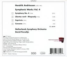Hendrik Andriessen (1892-1981): Orchesterwerke Vol.4, CD
