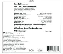 Leo Fall (1873-1925): Die Dollarprinzessin, 2 CDs