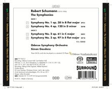 Robert Schumann (1810-1856): Symphonien Nr.1-4, 2 Super Audio CDs