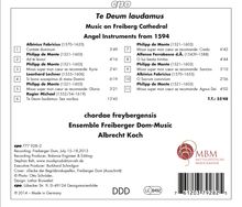Te Deum laudamus - Geistliche Musik auf Engelsinstrumenten aus dem Freiberger Dom, 1594, CD
