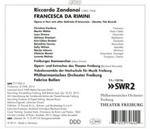 Riccardo Zandonai (1883-1944): Francesca da Rimini op.4, 2 CDs