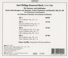 Carl Philipp Emanuel Bach (1714-1788): Für Kenner und Liebhaber (Ges.-Aufn.), 4 CDs