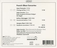 Lajos Lencses spielt französische Oboenkonzerte, CD