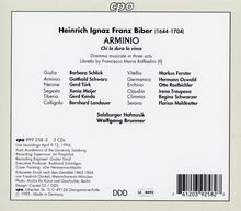 Heinrich Ignaz Biber (1644-1704): Arminio, 3 CDs