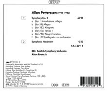 Allan Pettersson (1911-1980): Symphonie Nr.2, CD