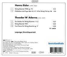 Theodor W. Adorno (1903-1969): Die Werke für Streichquartett, CD