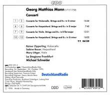 Matthias Georg Monn (1717-1750): Konzerte für verschiedene Instrumente, CD