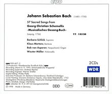 Johann Sebastian Bach (1685-1750): Schemellis Gesangbuch BWV 439-507 (Auswahl), 2 CDs