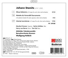 Johann Stamitz (1717-1757): Missa Solemnis D-Dur, CD