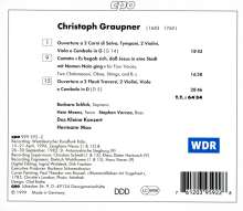Christoph Graupner (1683-1760): Ouvertüren &amp; Kantate, CD
