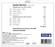 Louise Farrenc (1804-1875): Symphonien Nr.1 &amp; 3, CD