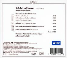 E.T.A. Hoffmann (1776-1822): Musik für die Bühne, CD