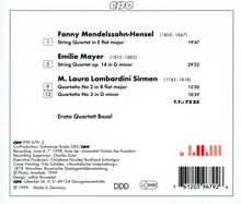 Fanny Mendelssohn-Hensel (1805-1847): Streichquartett Es-Dur, CD