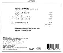 Richard Wetz (1875-1935): Symphonie Nr.2, CD