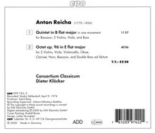 Anton Reicha (1770-1836): Oktett für Oboe, Klarinette, Horn &amp; Streicher op.96, CD