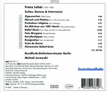 Franz Lehar (1870-1948): Suiten, Tänze &amp; Intermezzi, CD