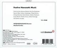 Hanseatische Festmusiken um 1600, CD